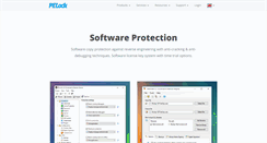 Desktop Screenshot of pelock.com