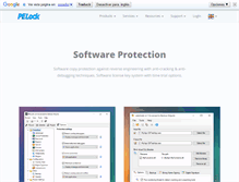 Tablet Screenshot of pelock.com